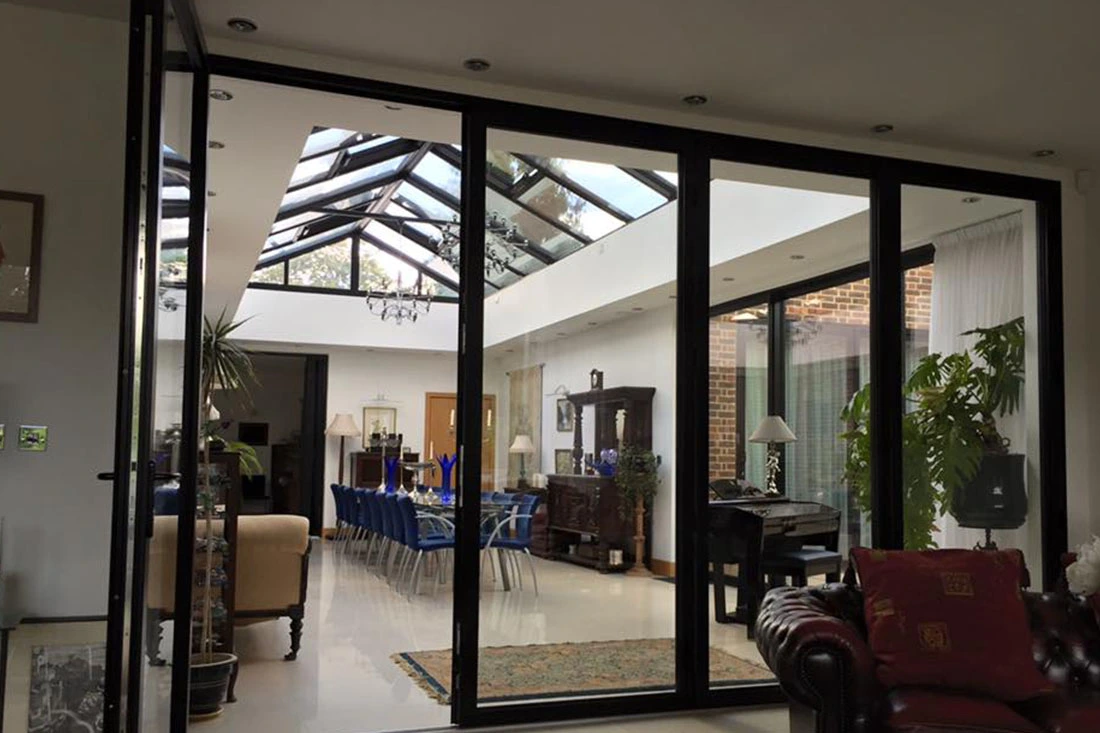 Hollingbourne house glassroom and skylight